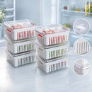 Kit 6 Organizadores 2,2 Litros de Geladeira Acrílico