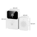 Campainha Com Câmera Sem Fio Wi-Fi HD Inteligente